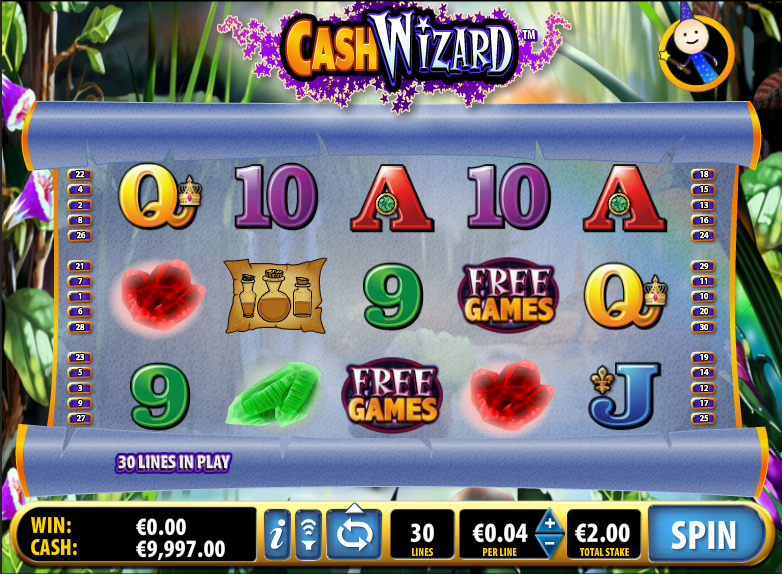 Free online cash wizard slots
